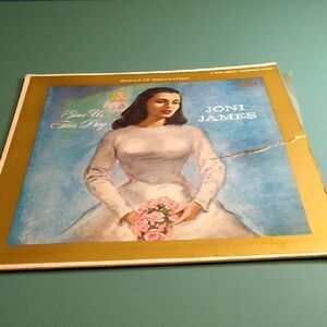 Joni James Vinyl Record with Gold and Blue Cover